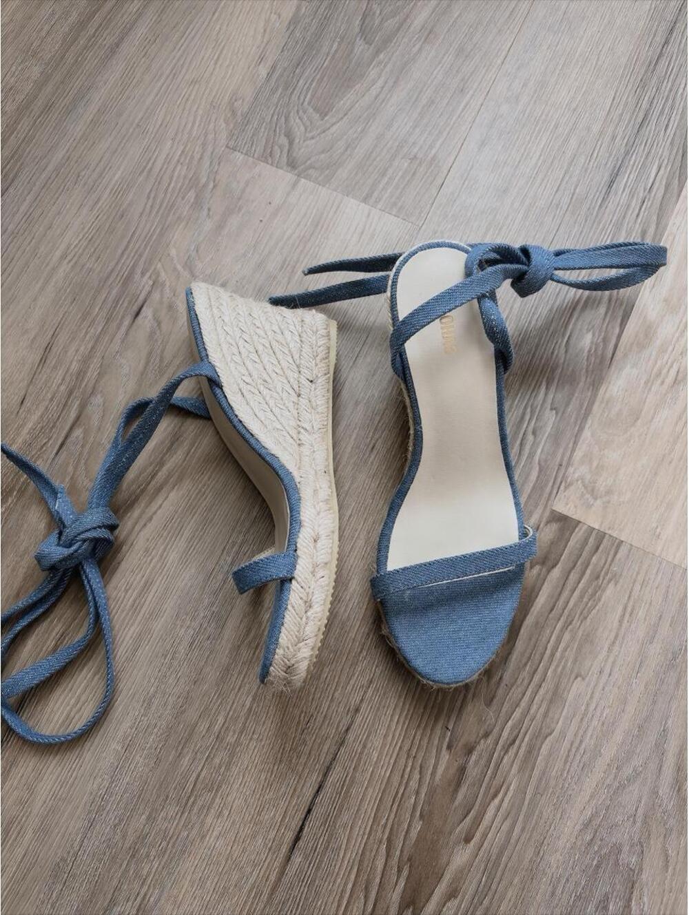 Alohas Blue denim Willa wedge - Picture 5 of 6